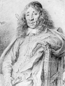 Portrait du poète Jan Vos Jan Lievens Peinture à l'huile